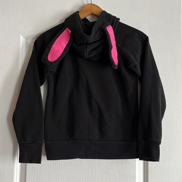 3/$20 😀 Bunny / Rabbit Hoodie (medium size 10-12) - Picture 2 of 3